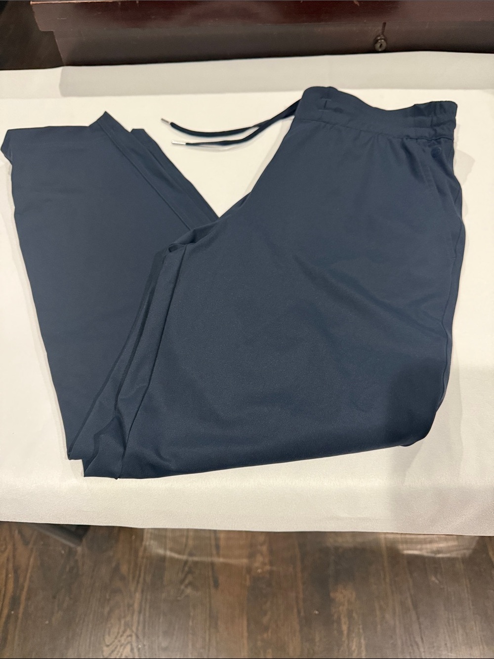 Women's Navy Slim Jogger with Drawstring Waist